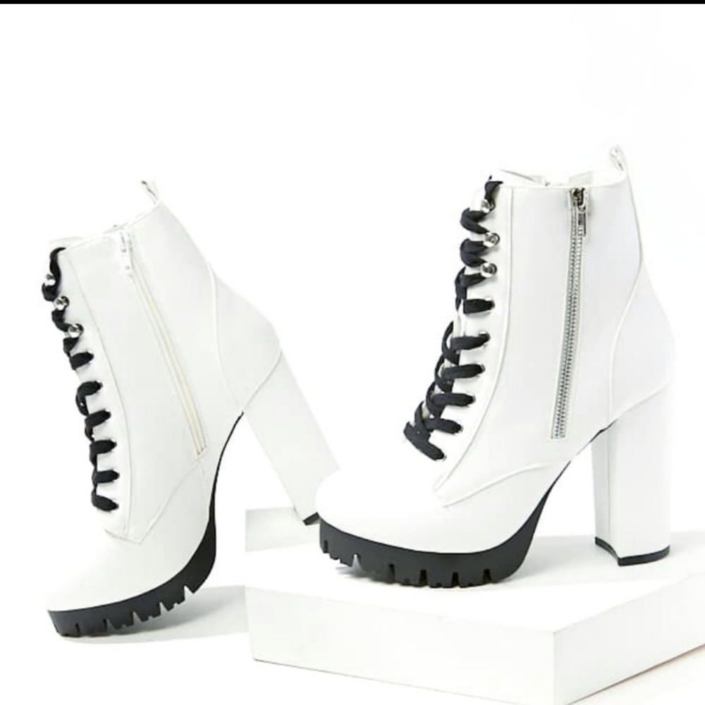 Faux Leather Boots
